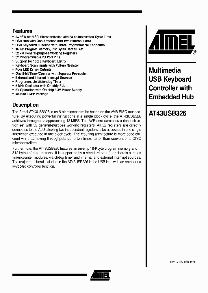 AT43USB326_460128.PDF Datasheet