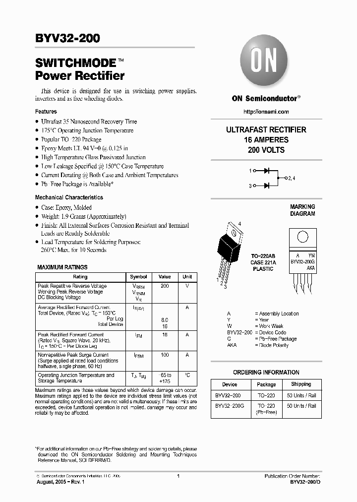 BYV32-200_478305.PDF Datasheet