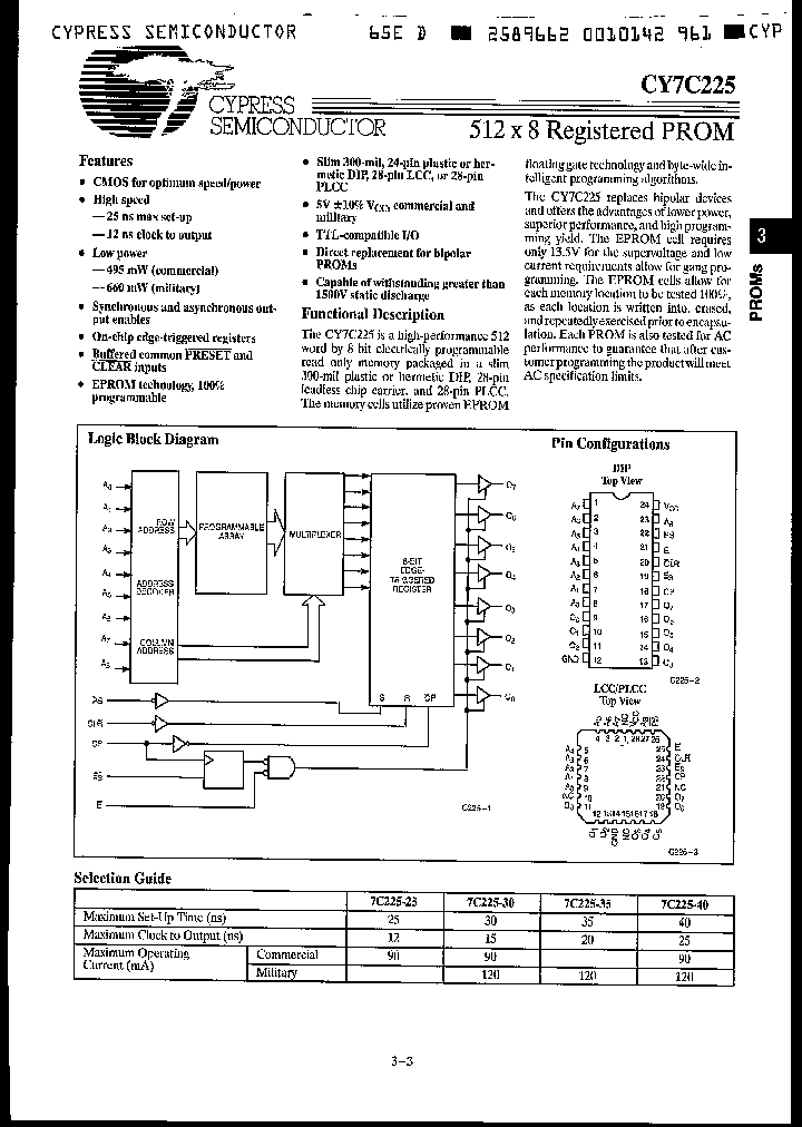 CY7C225-25JC_479170.PDF Datasheet