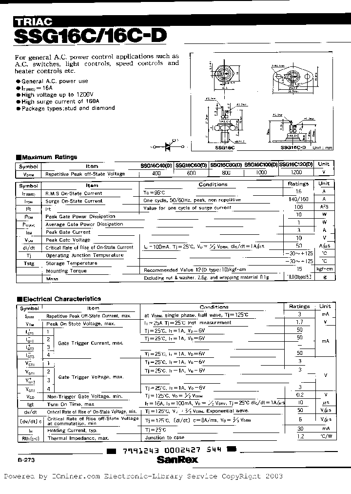 SSG16C60_479416.PDF Datasheet