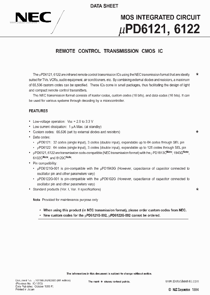 D6122G_425756.PDF Datasheet
