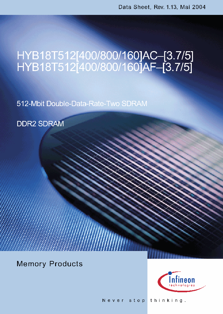 HYB18T512160A_461226.PDF Datasheet