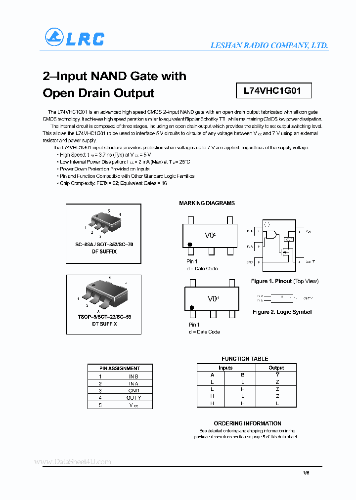 L74VHC1G01_426297.PDF Datasheet