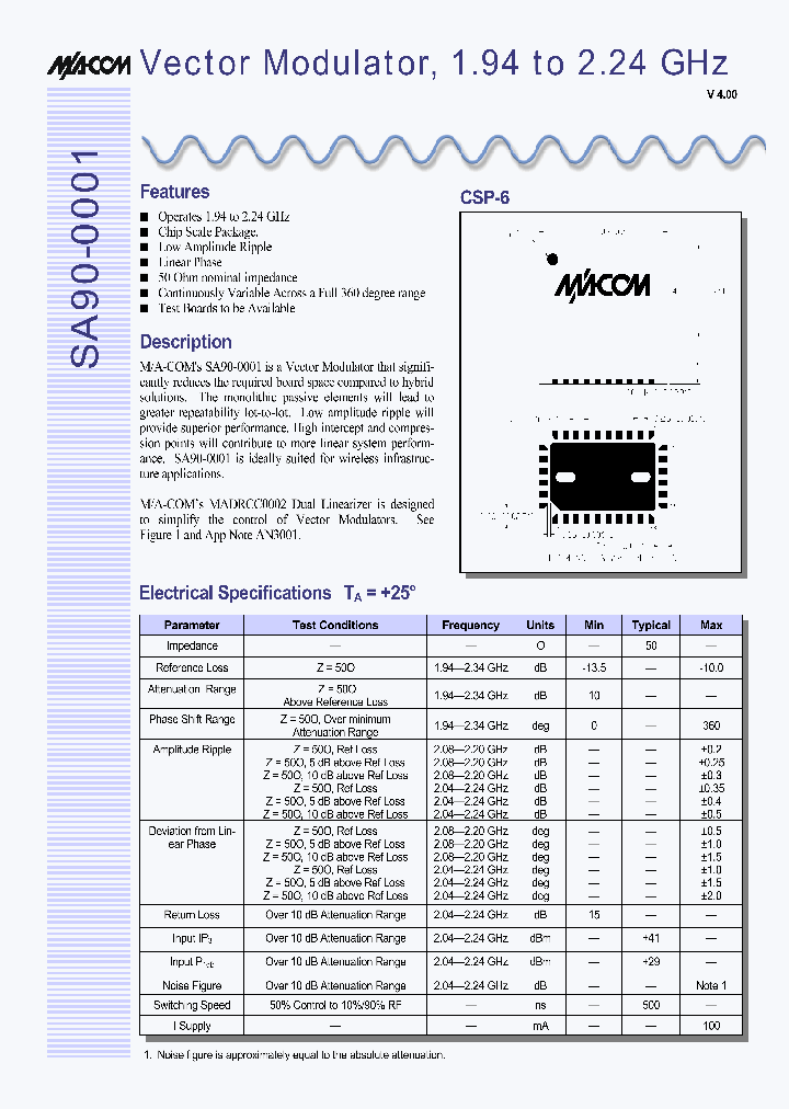SA90-0001_813644.PDF Datasheet