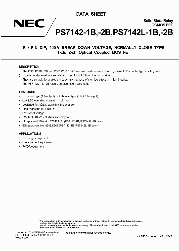 PS7142L-2B_481946.PDF Datasheet