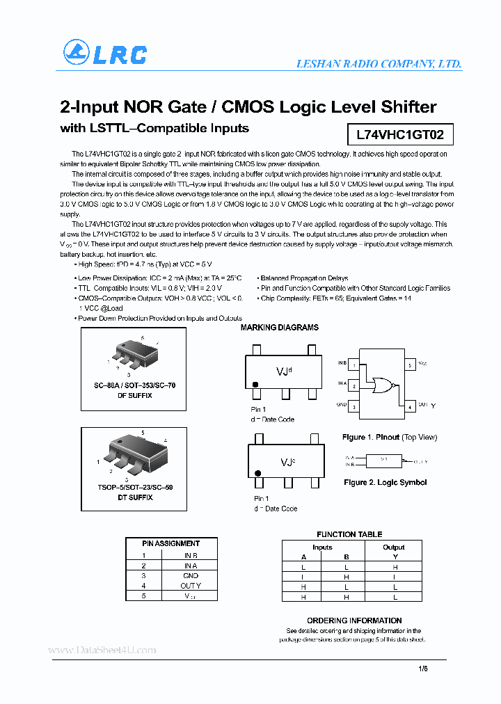 L74VHC1GT02_426313.PDF Datasheet