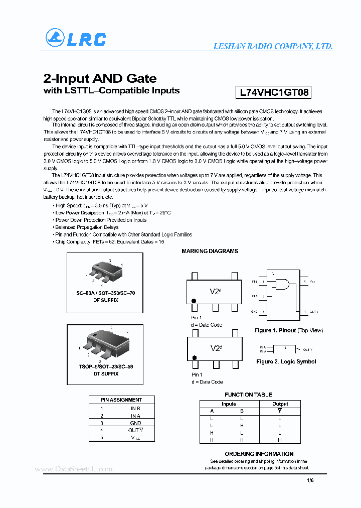 L74VHC1GT08_426318.PDF Datasheet