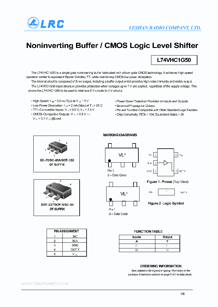L74VHC1G50_426308.PDF Datasheet
