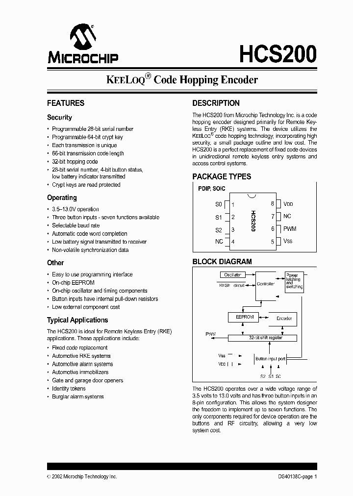 HCS200-IP_466660.PDF Datasheet