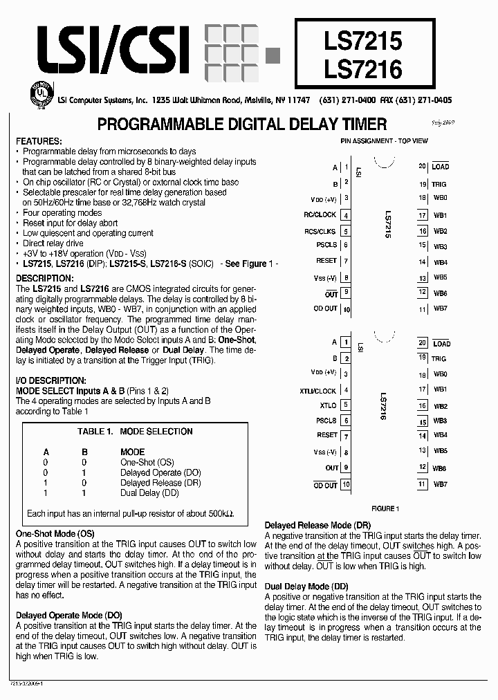 LS7216_816107.PDF Datasheet