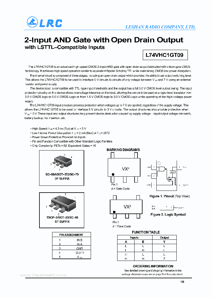 L74VHC1GT09_426319.PDF Datasheet