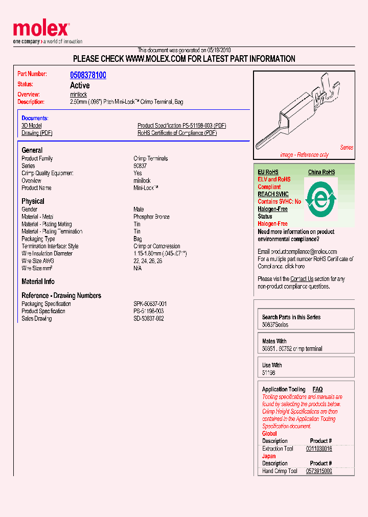 50837-8100_816693.PDF Datasheet