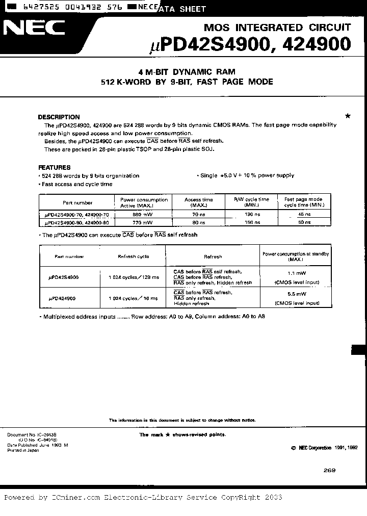 UPD424900LE-80_482686.PDF Datasheet