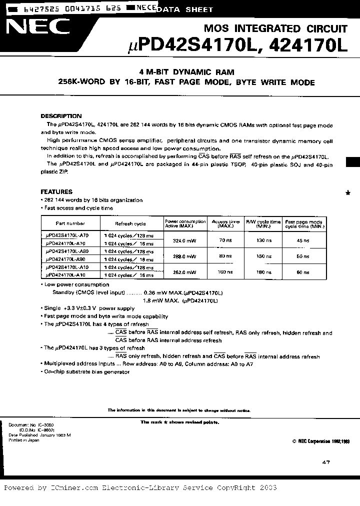 UPD424170LLE-A80_482705.PDF Datasheet