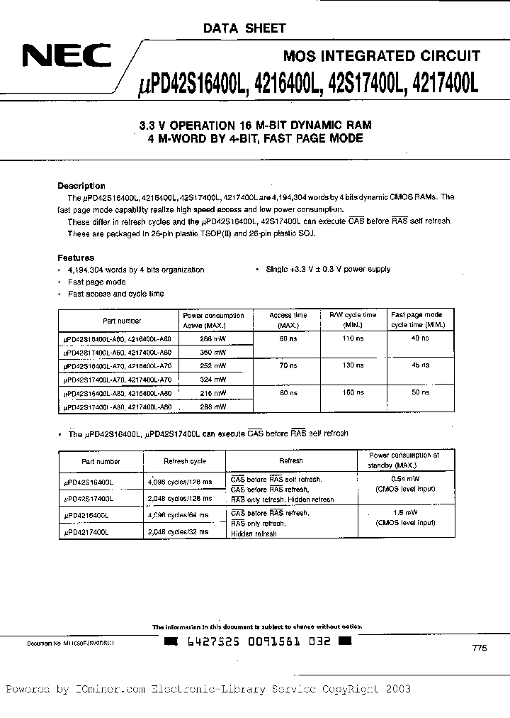 UPD4216160LLE-A80_482769.PDF Datasheet