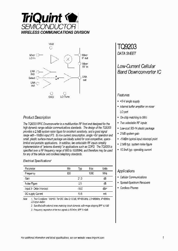TQ9203_823727.PDF Datasheet
