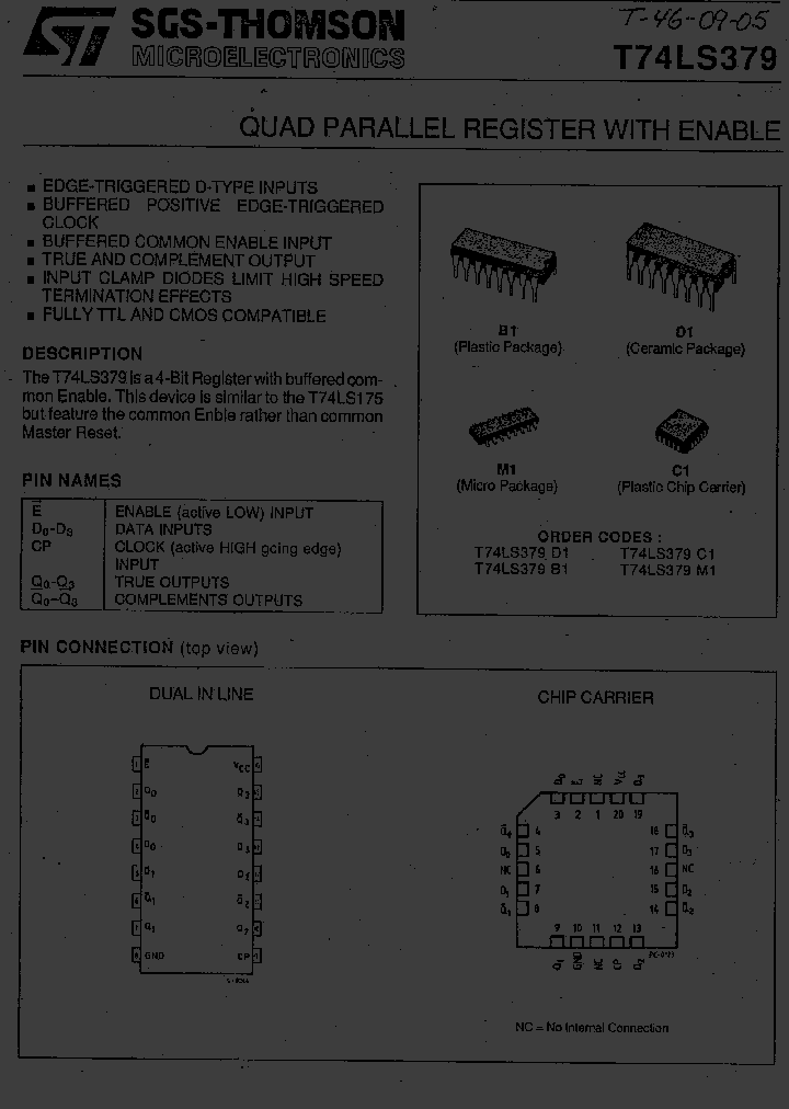 T74LS379_826999.PDF Datasheet