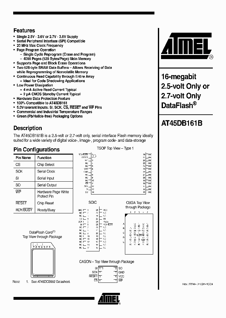AT45DB161B-CNC_476327.PDF Datasheet