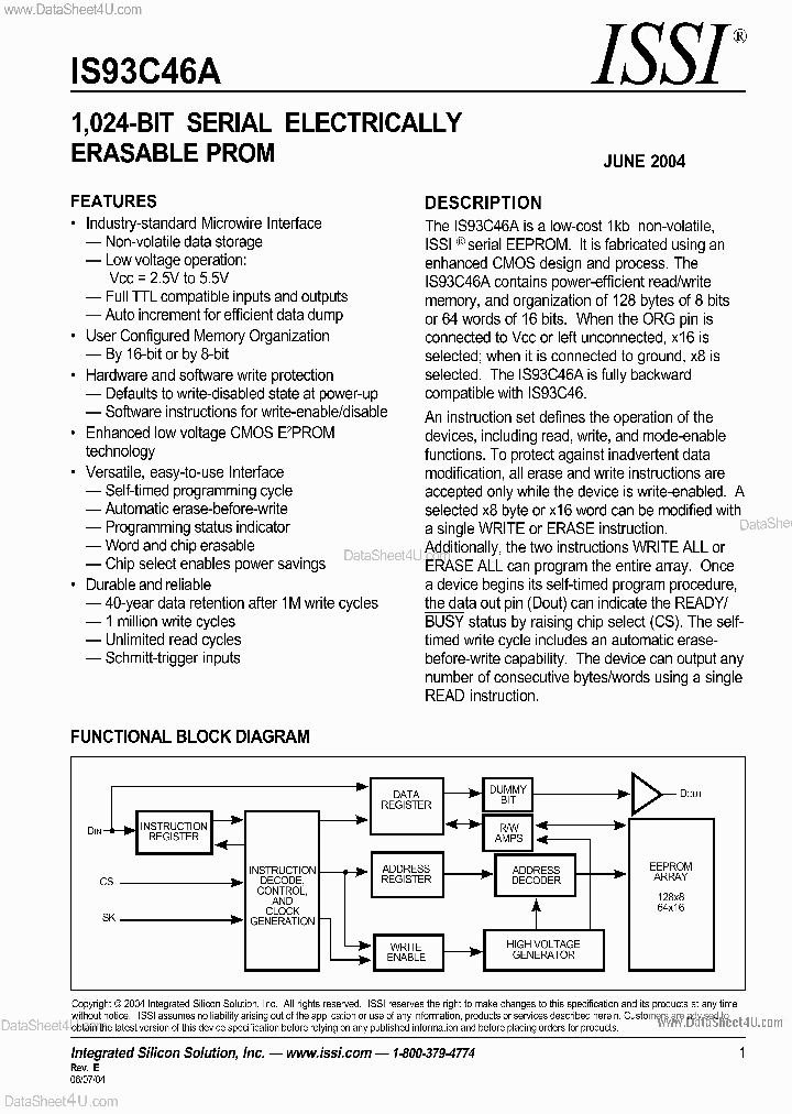IS93C46A_431019.PDF Datasheet