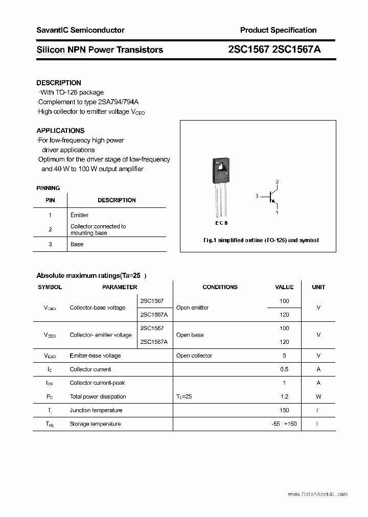 2SC1567_433064.PDF Datasheet