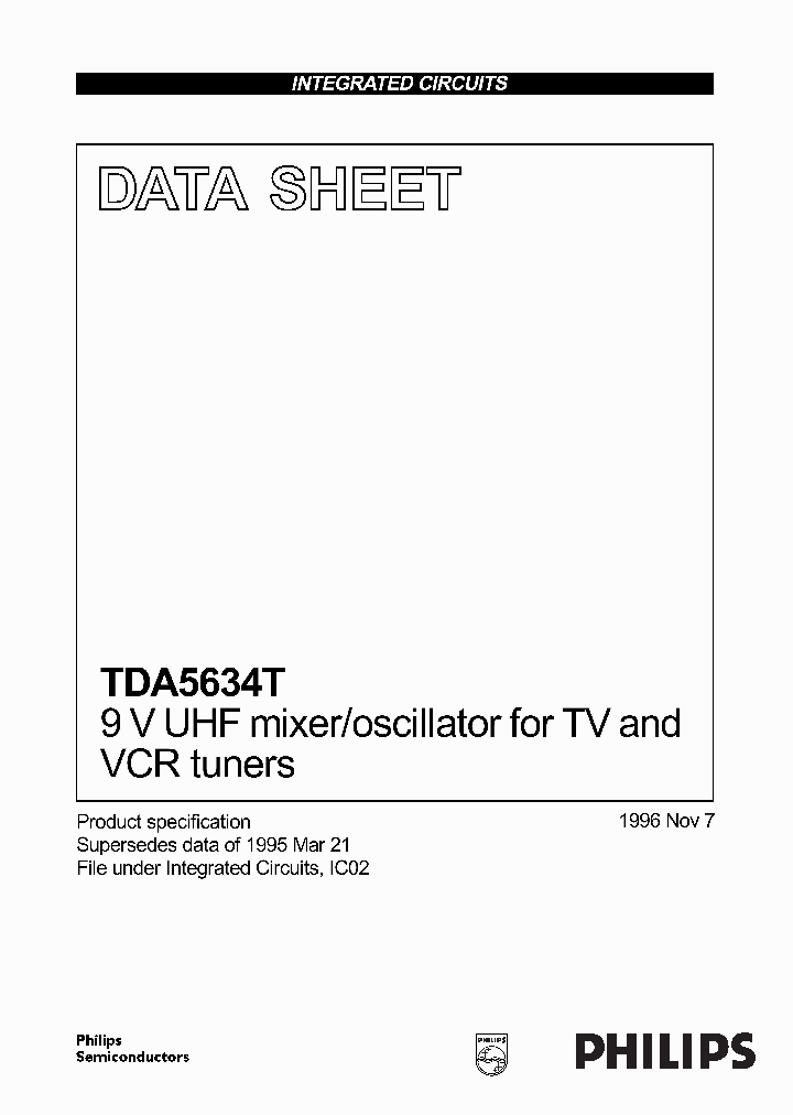 TDA5634T_837172.PDF Datasheet