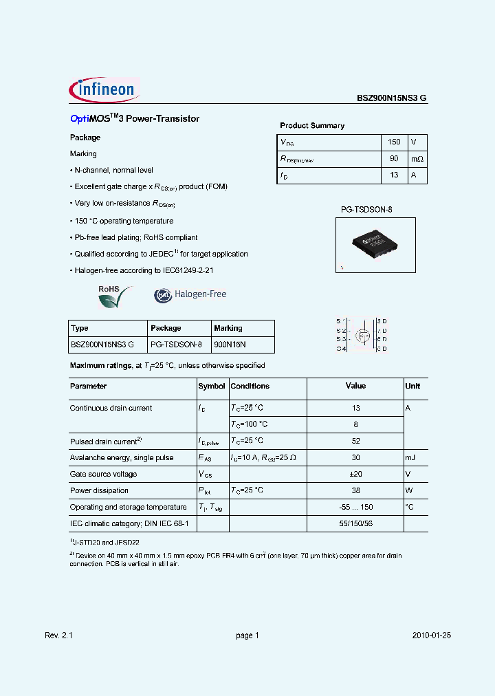 BSZ900N15NS3G_837996.PDF Datasheet