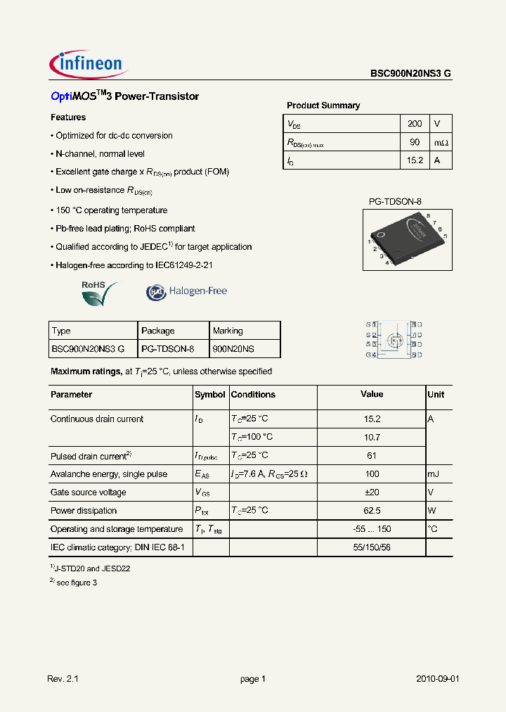BSC900N20NS3G_837997.PDF Datasheet