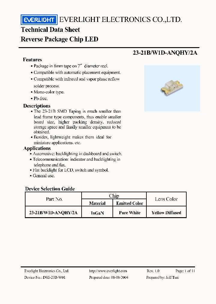 23-21B-W1D-ANQHY-2A_838611.PDF Datasheet