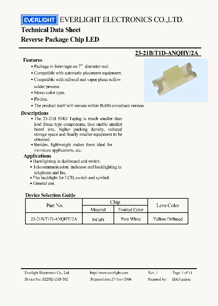 23-21B-T1D-ANQHY-2A_838609.PDF Datasheet
