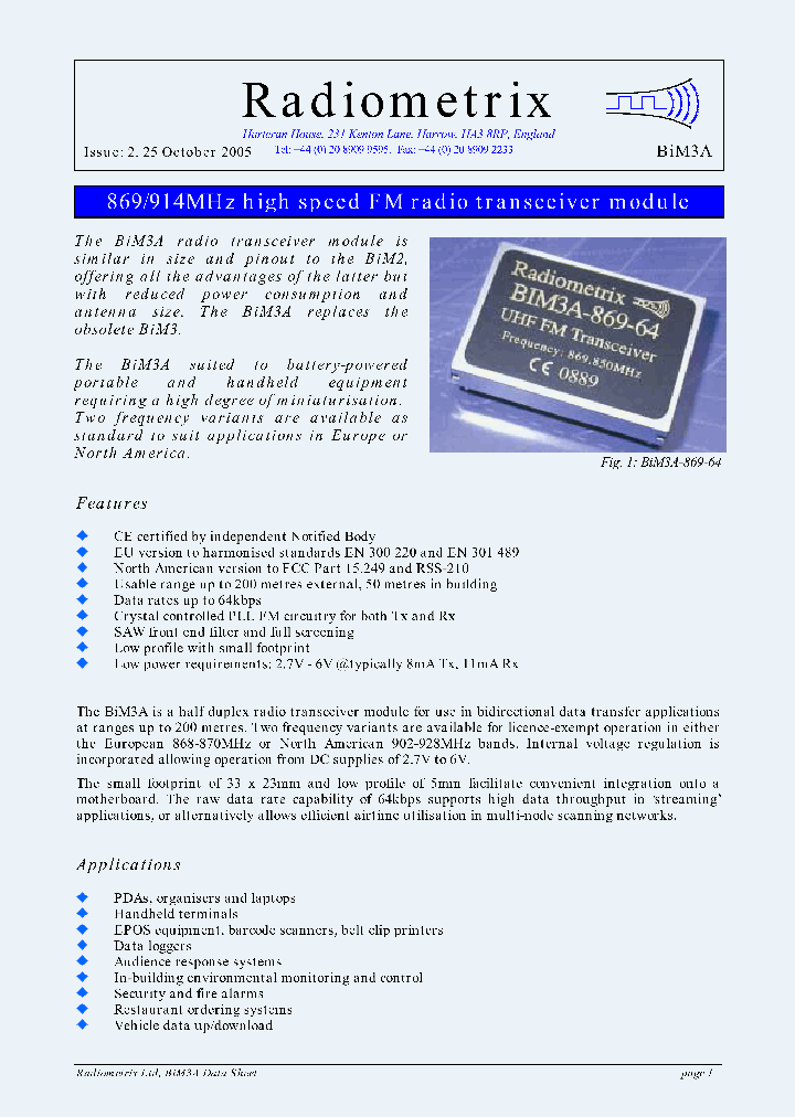 BIM3A-869-64_844902.PDF Datasheet