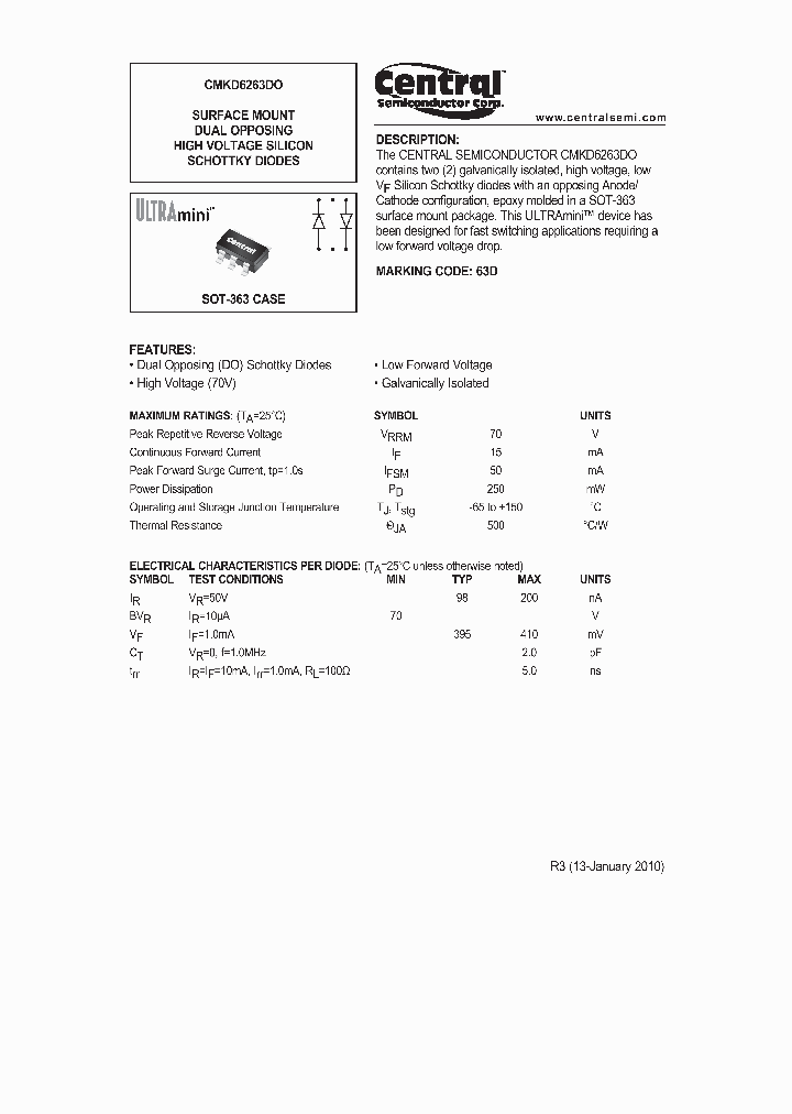 CMKD6263DO10_848752.PDF Datasheet
