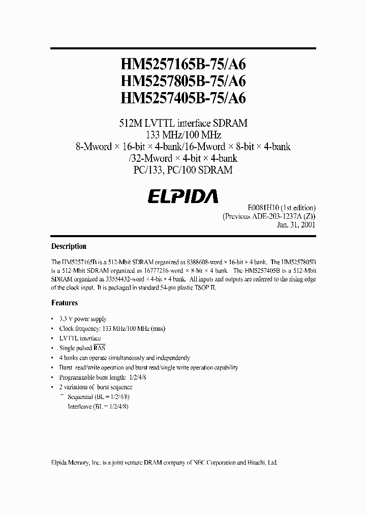 HM5257165B_494716.PDF Datasheet