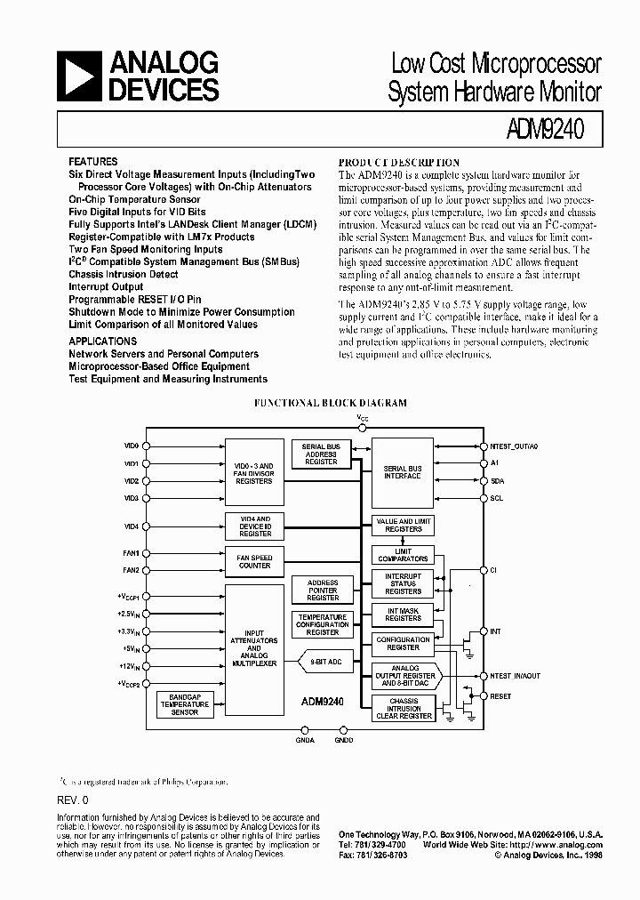 ADM9240_495307.PDF Datasheet