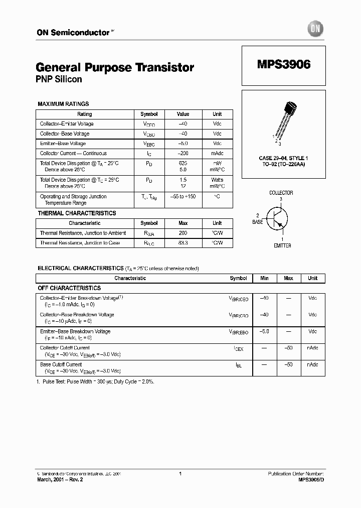 MPS3906-D_495753.PDF Datasheet