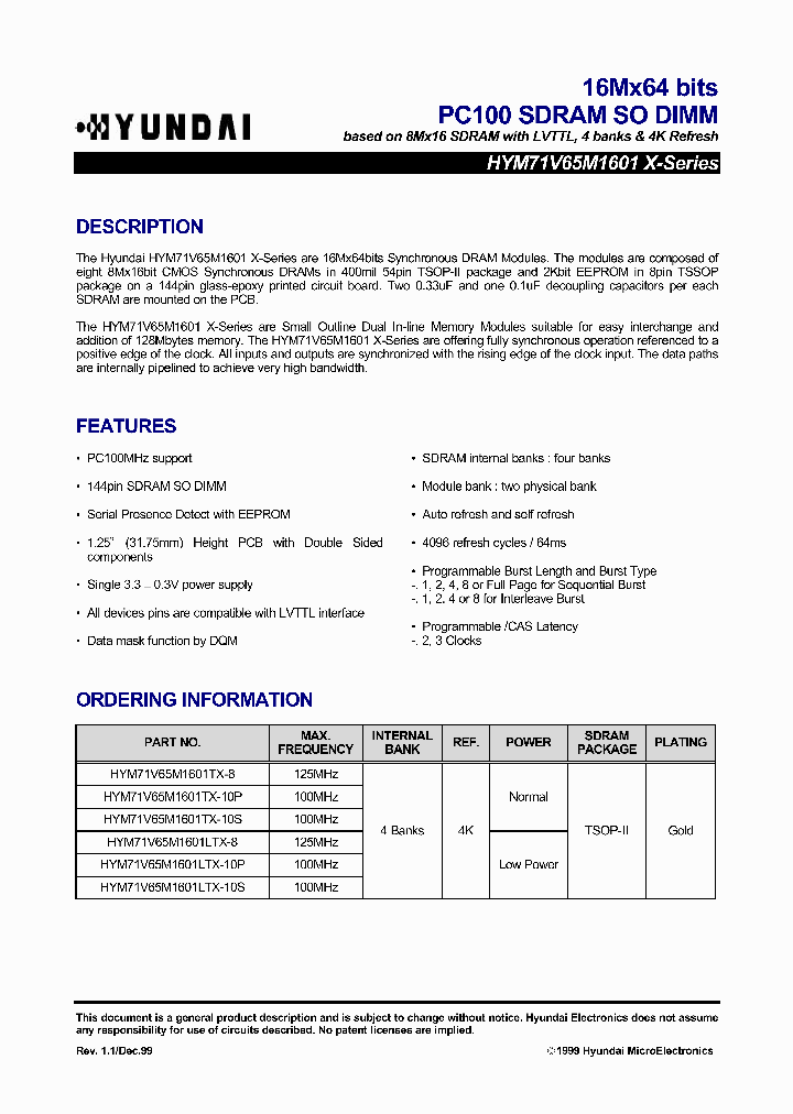 HYM71V65M1601TX-10P_489425.PDF Datasheet