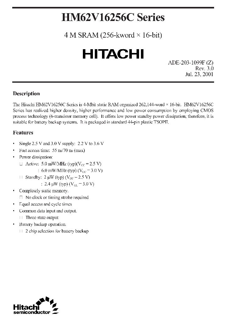 HM62V16256CLTTCLTT-XXSL_497934.PDF Datasheet