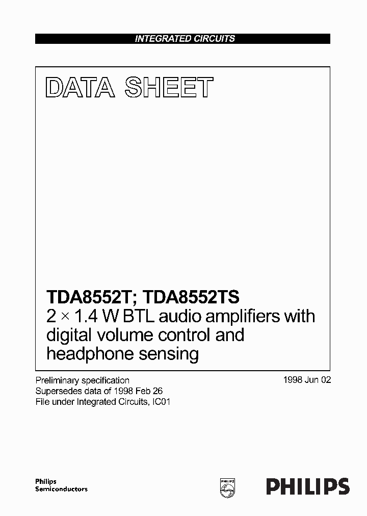 TDA8552_859083.PDF Datasheet