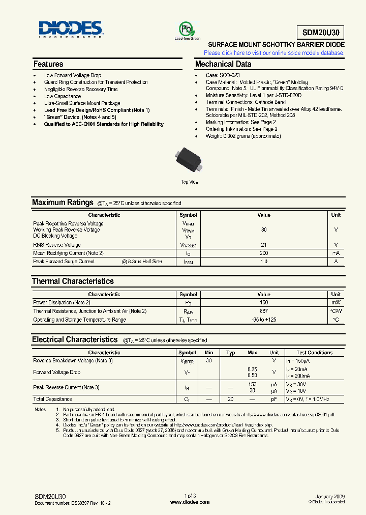SDM20U3009_865650.PDF Datasheet