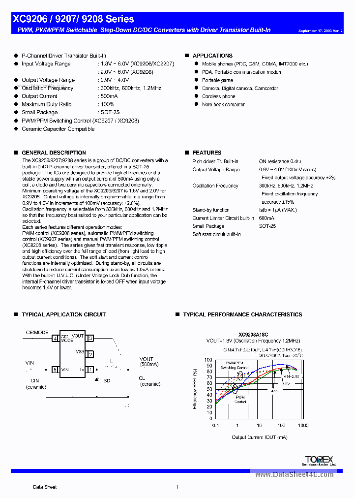 XC9206_452443.PDF Datasheet