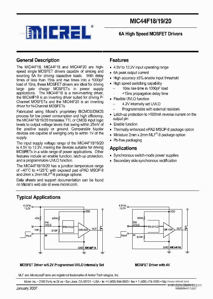 MIC44F19_452945.PDF Datasheet