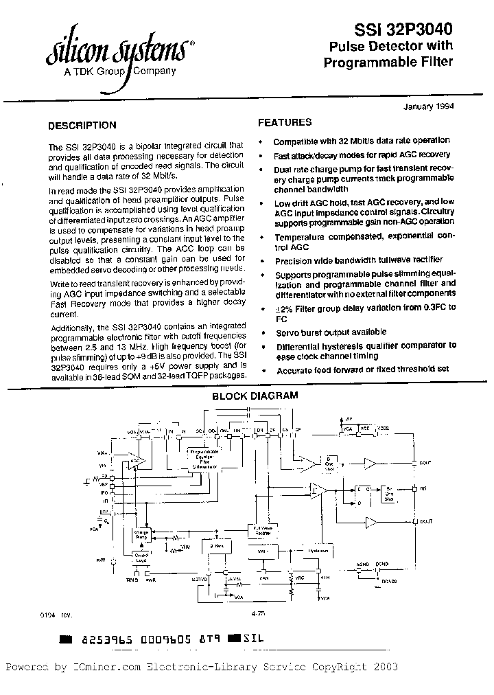 SSI32P3040-CM_491950.PDF Datasheet