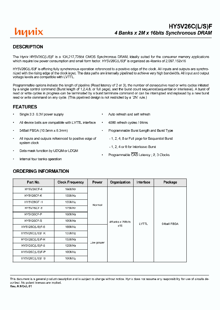 HY5V26CLF-8_492139.PDF Datasheet