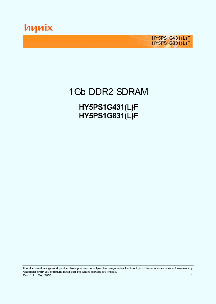 HY5PS1G431LF-C4_492635.PDF Datasheet