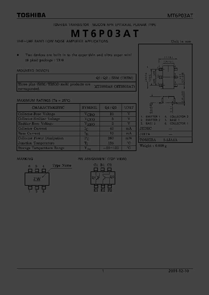 MT6P03AT_516038.PDF Datasheet