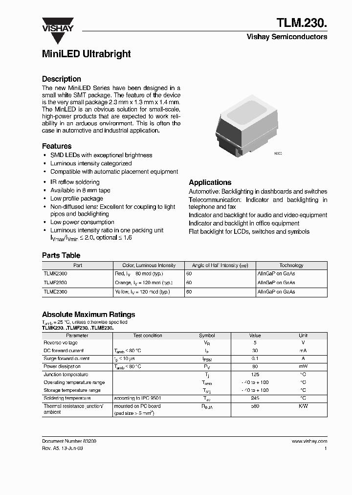 TLM230_516840.PDF Datasheet