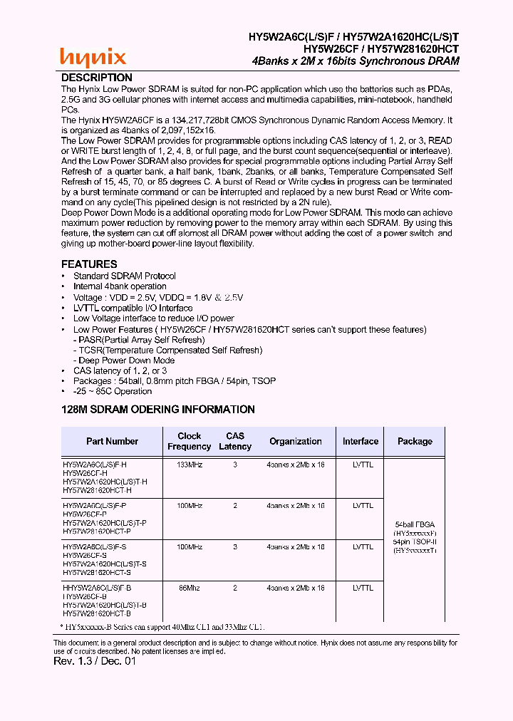 HY5W2A6CLF-P_493174.PDF Datasheet