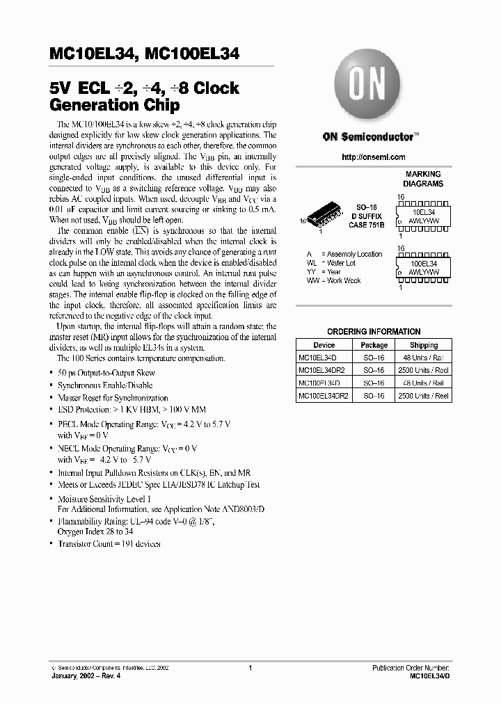 MC10EL34-D_525857.PDF Datasheet