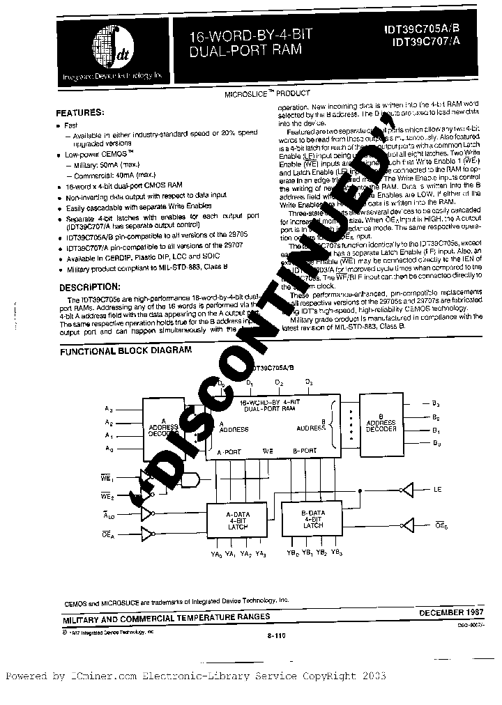 IDT39C707AD_494913.PDF Datasheet