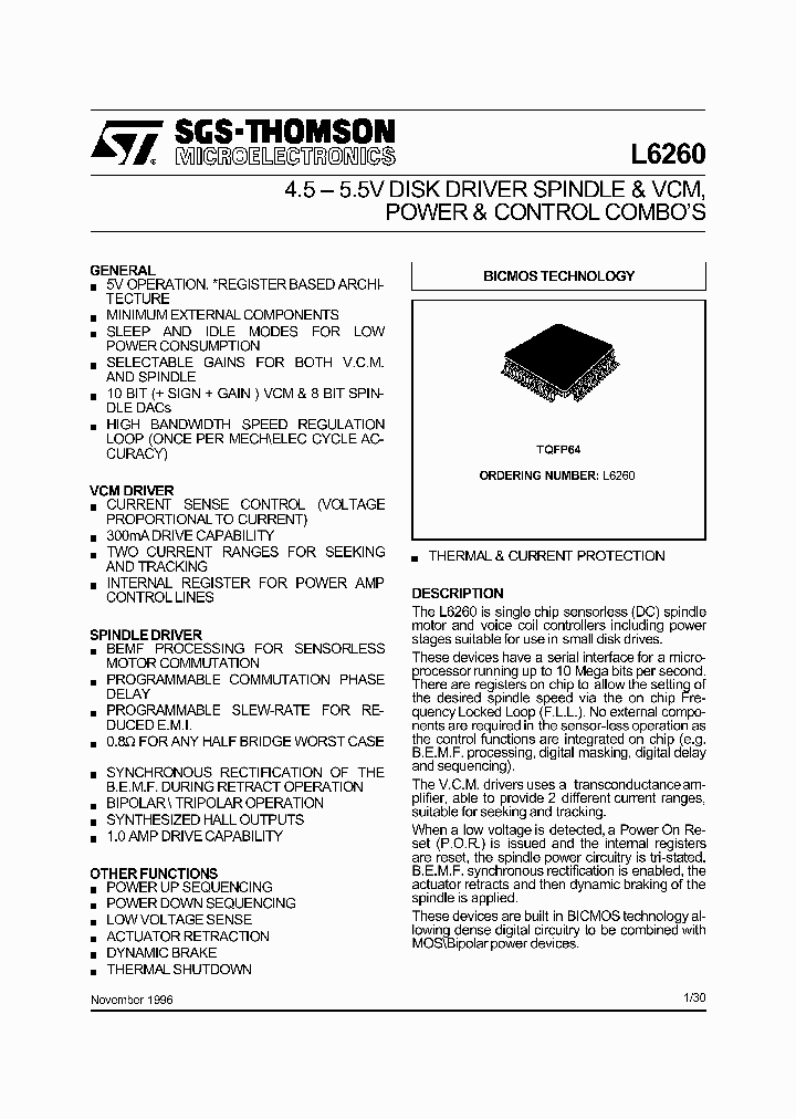 L6260_495622.PDF Datasheet