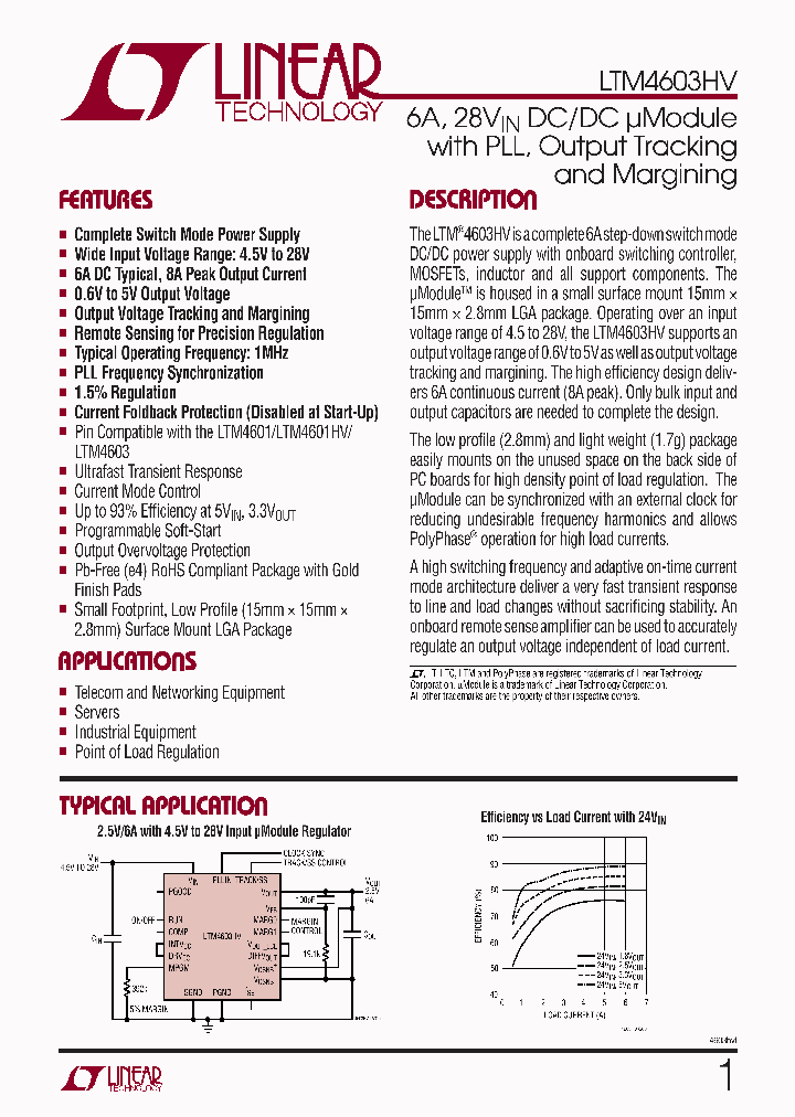 LTM4603HVIV-PBF_885096.PDF Datasheet